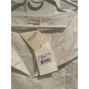 Marlene Birger Women's White Edanima Cotton-poplin Shirt Dress, A48